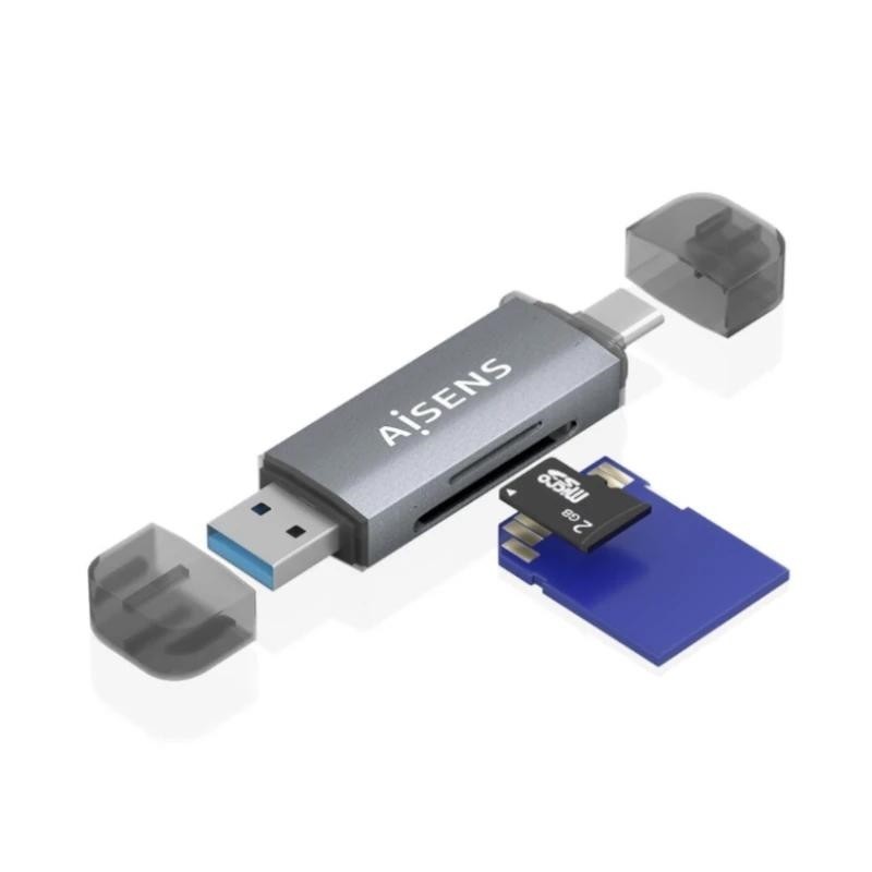 Aisens Lector SD MSD MMC RS-MMC MMC Micro USBC y A