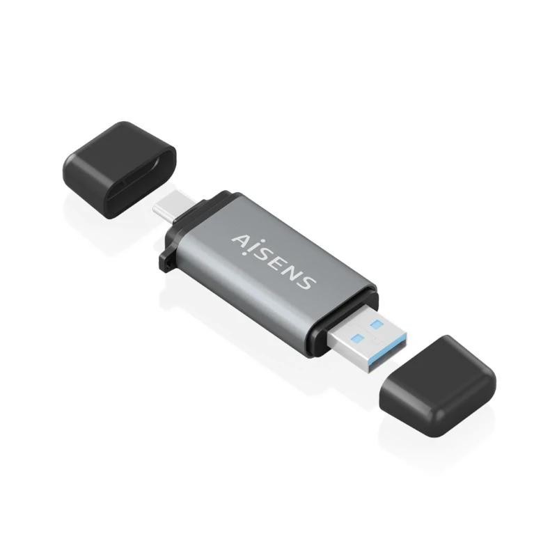 Aisens Lector SD MSD MMC RS-MMC MMCM USBA USBC