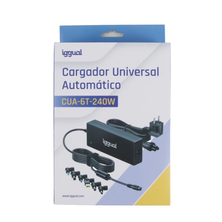 iggual Cargador Universal Automático CUA-6T-240W
