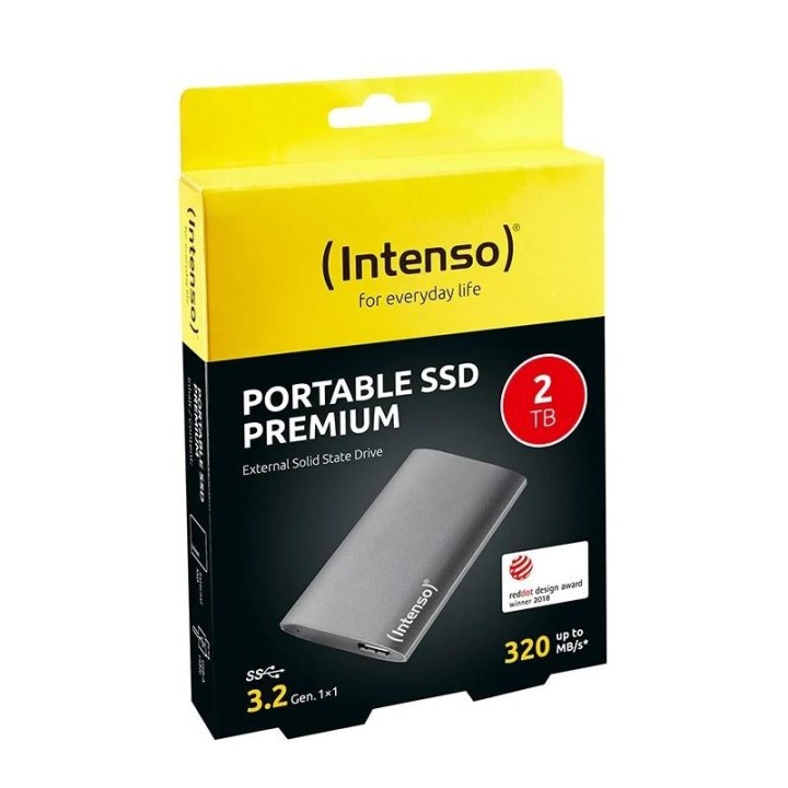 Intenso External SSD 2TB Premium Edition Antracita