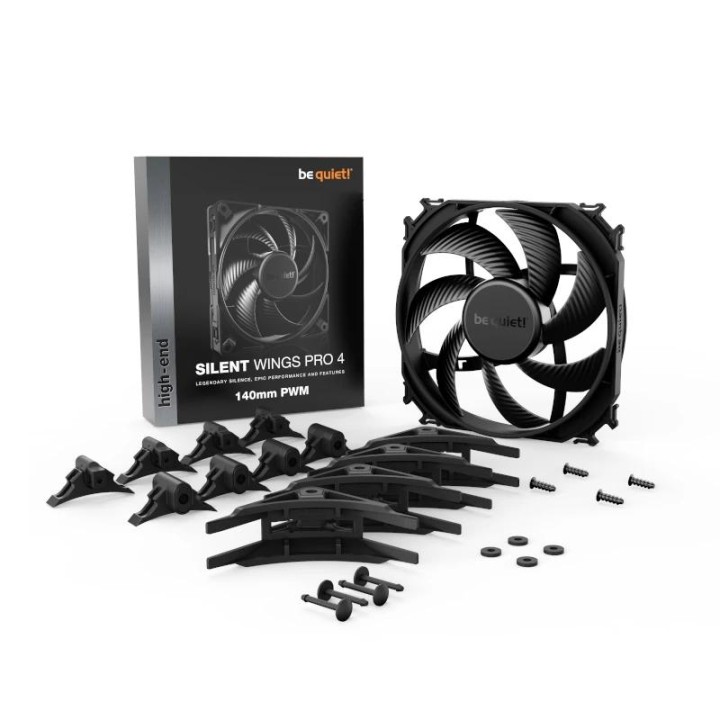be quiet! Ventilador Silent Wings Pro 4 140mm Negr