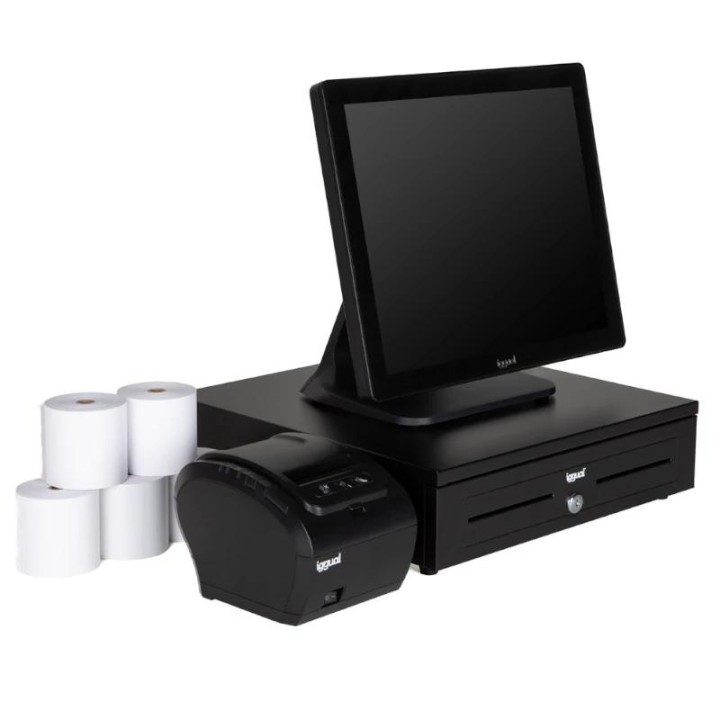 iggual Pack completo TPV 17 AIO N100 TP8002 IRON-H