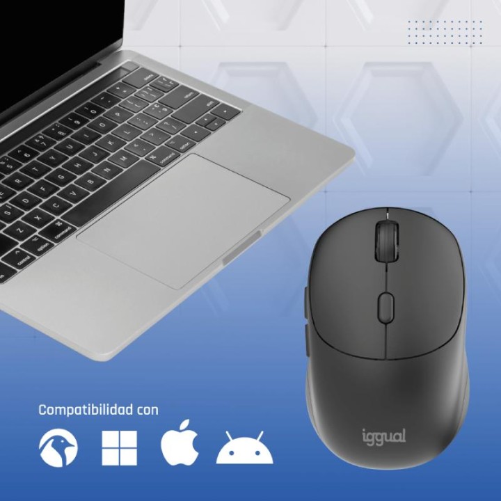iggual Ratón inalámbrico NANO-OFFICE-6D 1600DPI