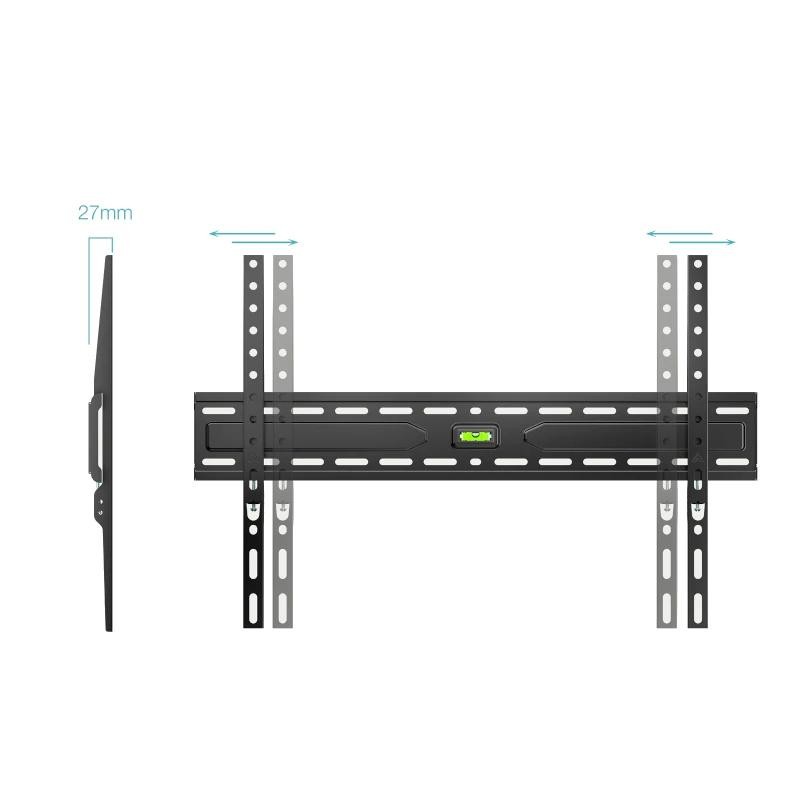 Tooq LP1050F-B Soporte Fijo 37"-86", Negro