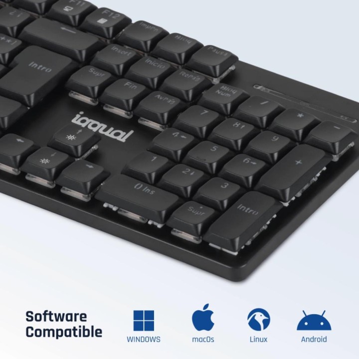 iggual Teclado USB mecánico CK-MECHA-105T negro