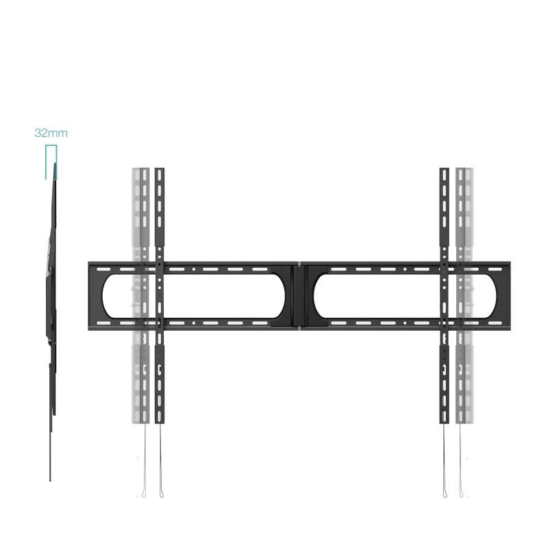 Tooq LP37140F-B Soporte Fijo Pared 37"-140", Negro
