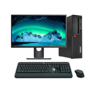 Lenovo ThinkCentre M720S SFF Core i5 9500 3.0 GHz | LCD | 16 GB | 256 NVMe | WIFI | TEC. Y RATON INALAMBRICO | DP | VGA