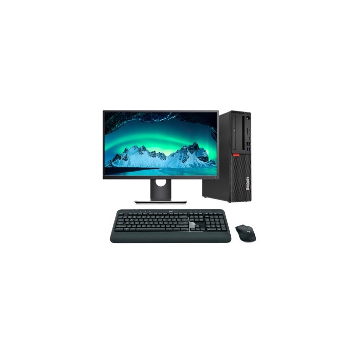 Lenovo ThinkCentre M720S SFF Core i5 9500 3.0 GHz | LCD | 16 GB | 256 NVMe | WIFI | TEC. Y RATON INALAMBRICO | DP | VGA