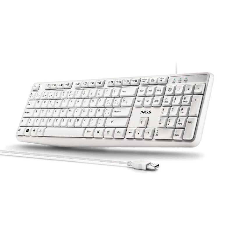 NGS Teclado USB-A 12 Teclas Multi Cable 1.5M