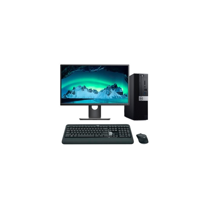 Dell Optiplex 7070 SFF Core i5 9500 3.0 GHz | LCD | 16 GB | 256 NVMe | TEC. Y RATÓN INALÁMBRICO | WIFI | WIN 11 | DP