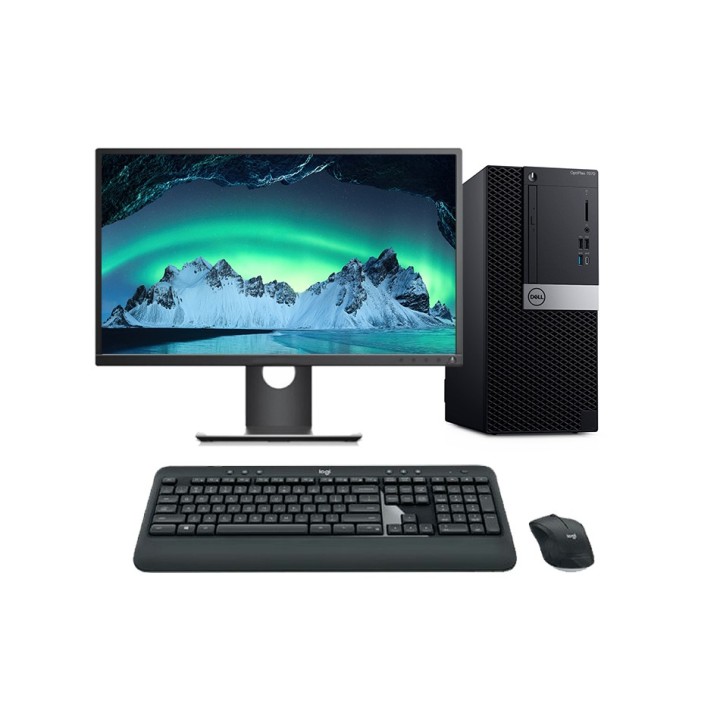 Dell Optiplex 7070 Torre Core i5 9500 3.0 GHz | LCD | 16GB | 240 SSD | WIFI | TEC. Y RATÓN INALAMBRICO | WIN 11 | DP