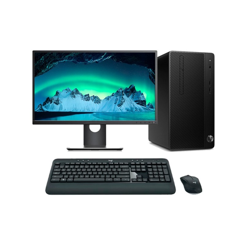 HP 290 G2 MT Core i5 8500 3.0 GHz | LCD 23 | 16 GB | 240 SSD | WIFI | TEC. Y RATÓN INALAMBRICO | HDMI