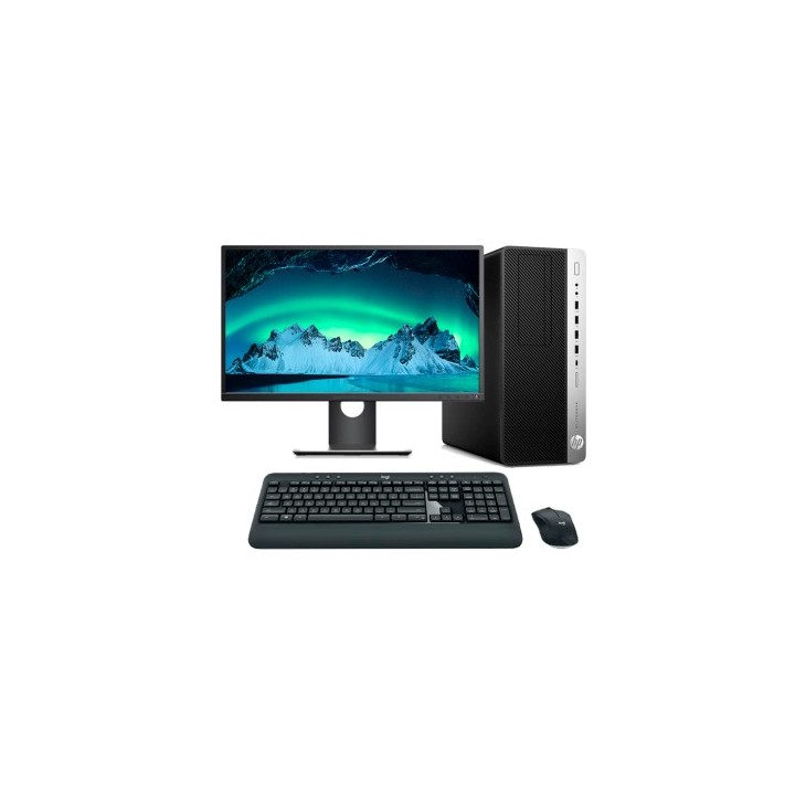 HP EliteDesk 800 G5 MT Core i7 9700 3.0 GHz | LCD | 16GB | 256 NVMe | WIFI | TEC. Y RATÓN INALÁMBRICO| DP