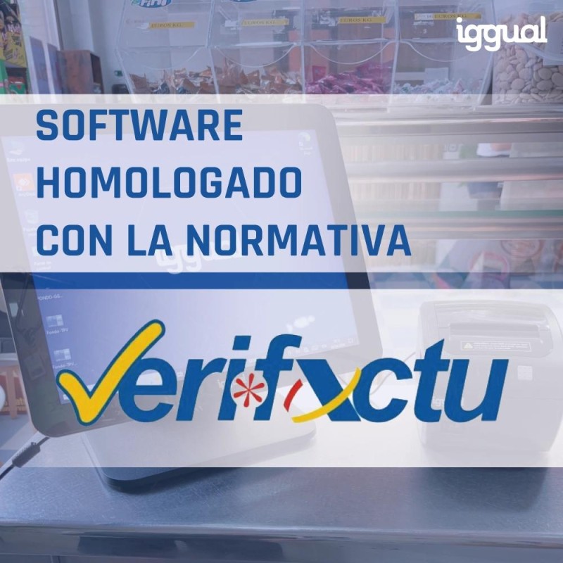 iggual TPV 15,6" N100 8+256GB W11Pro + Software