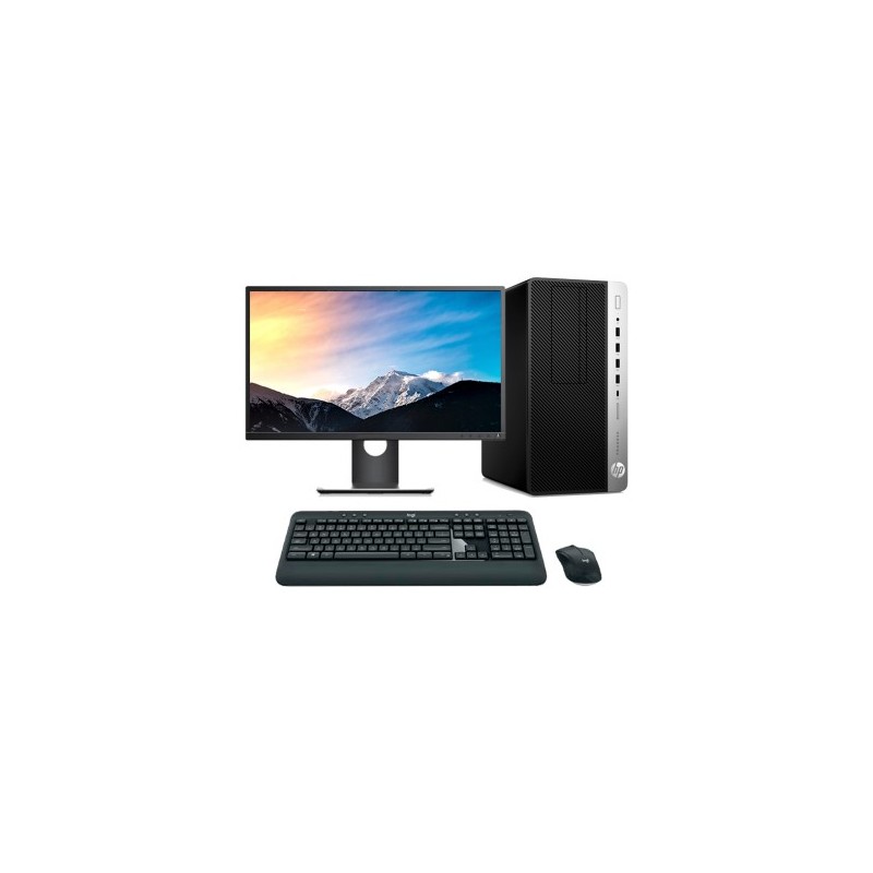HP ProDesk 600 G4 MT Core i5 8500 3.0 GHz | LCD 23" | 16GB | 256 NVMe | TEC. Y RATÓN INALAMBRICO | DP