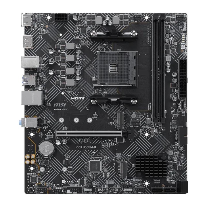 MSI Placa Base PRO B550M-B mATX AM4