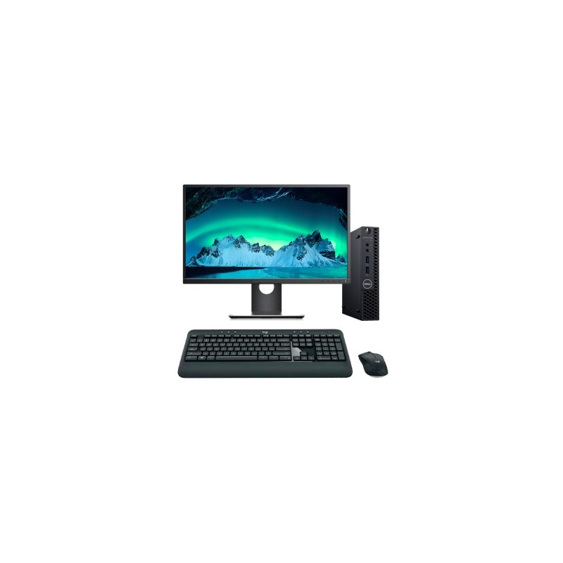 Dell OptiPlex 3070 Mini PC Core i5 9500T 2.2GHz | LCD | 16GB | 256NVMe | WIFI | TEC. Y RATÓN INALÁM. | HDMI | DP