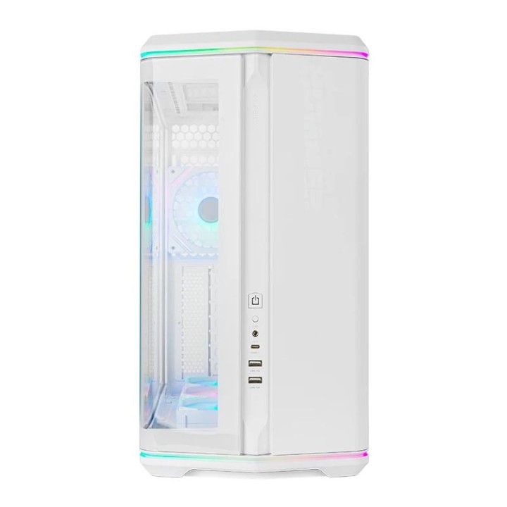 NOX Semitorre ATX Hummer Anvil Cristal Curv Blanco