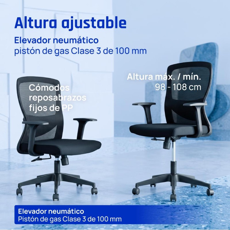 iggual Silla oficina Ergoline EN1335 150kg