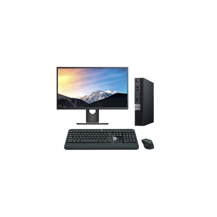 Dell OptiPlex 5060 Micro + Monitor | i7-8700 16GB 256GB NVMe W11