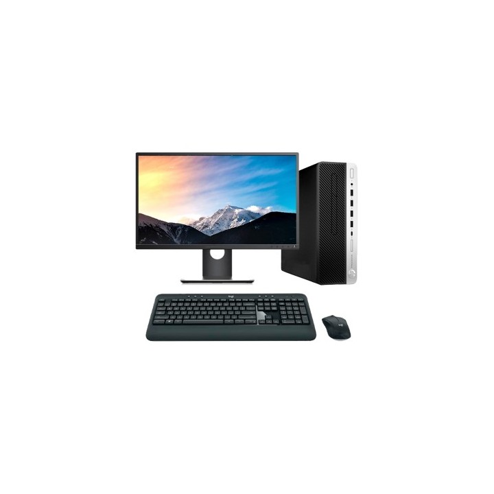 HP ProDesk 400 G6 SFF + Monitor | i7-9700 16GB 256GB NVMe W11