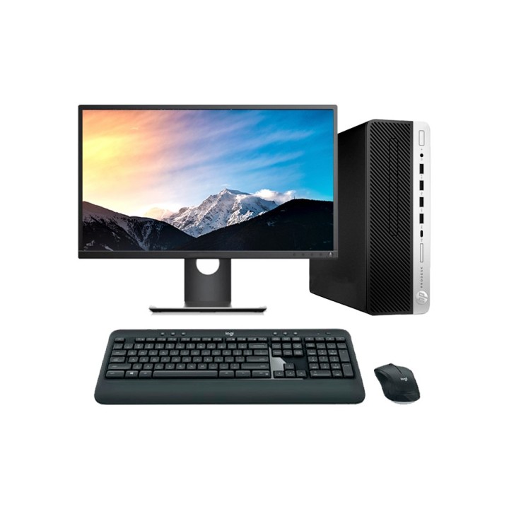 HP ProDesk 400 G6 SFF + Monitor | i7-9700 16GB 256GB NVMe W11