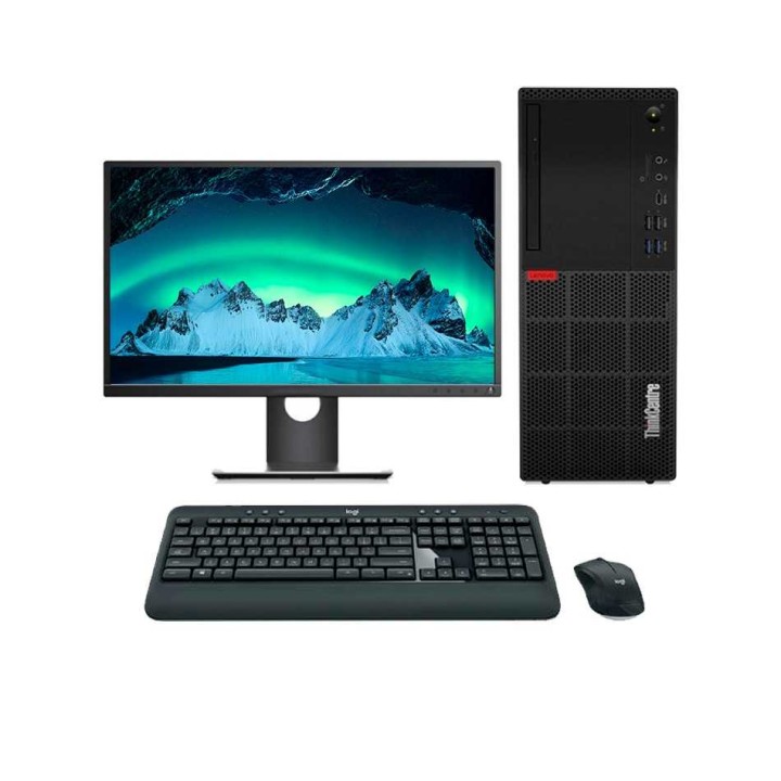 Lenovo ThinkCentre M720t MT + Monitor | i7-9700 16GB 240 SSD W11