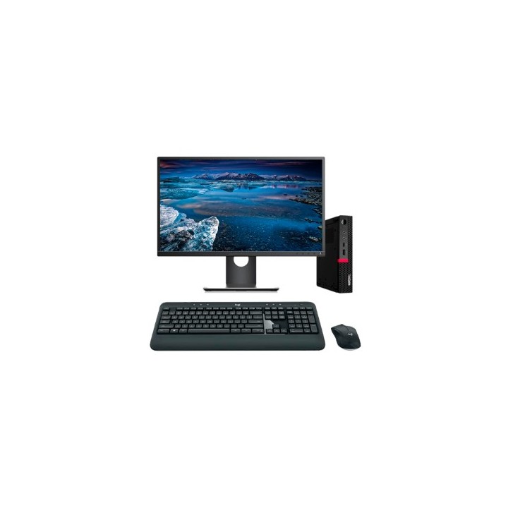 Lenovo ThinkCentre M920q Tiny + Monitor | i7-9700 16GB 256GB NVMe
