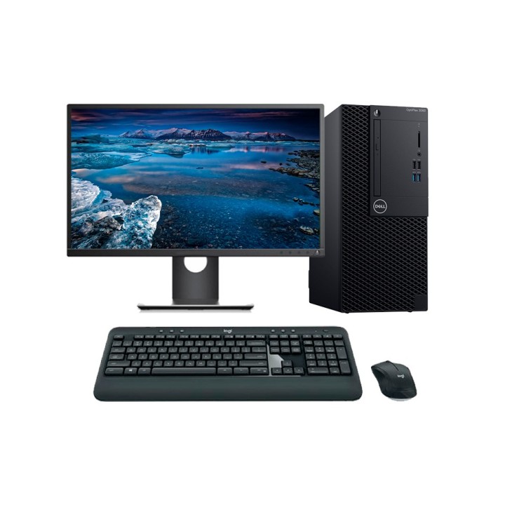 Dell OptiPlex 5060 MT + Monitor | i5-8500 16GB 256GB NVMe W11