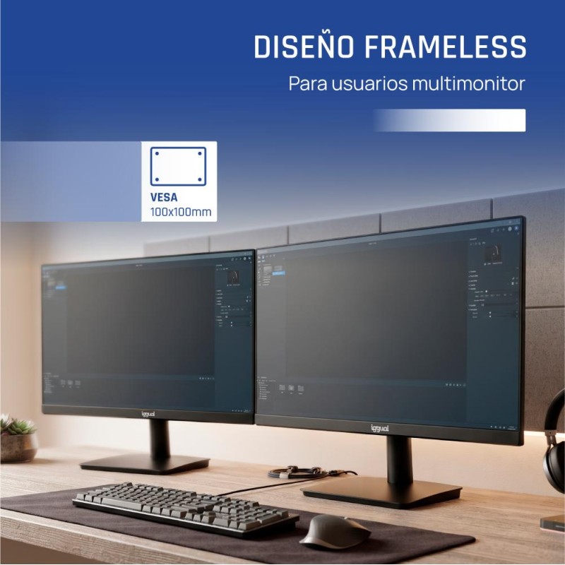 iggual Monitor 24" 120Hz 1ms MM VESA Mini PC
