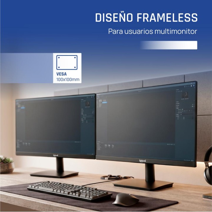 iggual Monitor 24" 120Hz 1ms MM VESA Mini PC