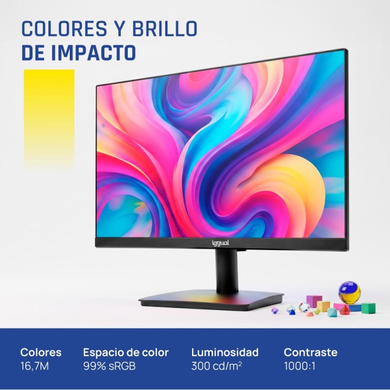 iggual Monitor 24" 120Hz 1ms MM VESA Mini PC