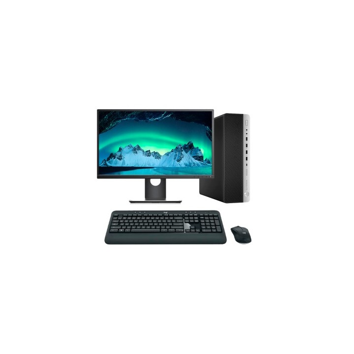 HP EliteDesk 800 G5 SFF + Monitor | i7-9700 16GB 256GB NVMe W11