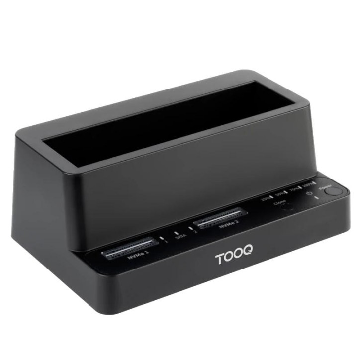 Tooq DockStation 2xSSD M.2NVMe+SATA 2.5/3.5 Clone