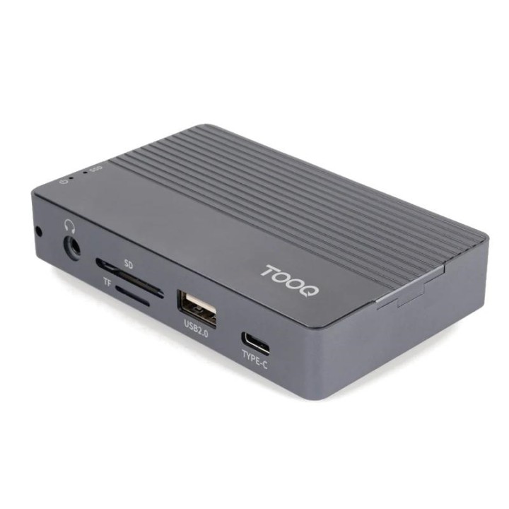 Tooq Caja Externa+HUB M.2 NGFF/NVMe USB3.2 Gen3