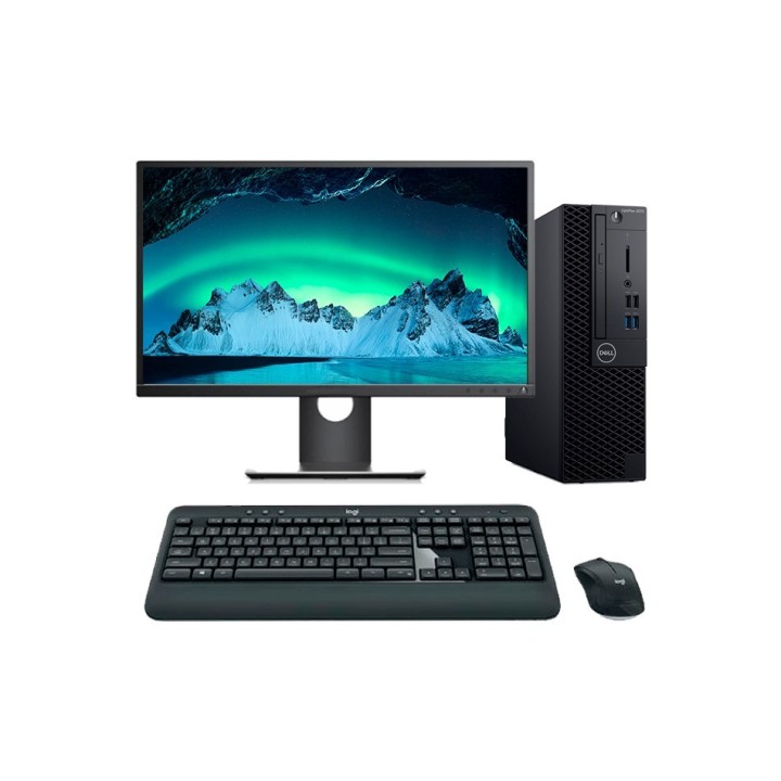 Dell OptiPlex 3070 SFF Core i7 8700 3.2 GHz| LCD | 16 GB | 256 NVMe | WIFI | TEC. Y RATÓN INALAMBRICO | HDMI | DP
