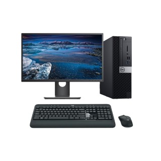 Dell Optiplex 5060 SFF Core i5 8500 3.0 GHz | LCD | 16 GB | 256 NVMe | WIFI | TEC. Y RATÓN INALAMBRICO | WIN 11 | DP