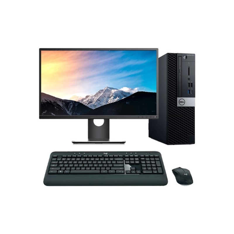 Dell OptiPlex 5070 SFF Core I5 9500 3.0 GHz | LCD | 16 GB | 256 NVMe | WIFI | TEC. Y RATÓN INALAMBRICO | DP
