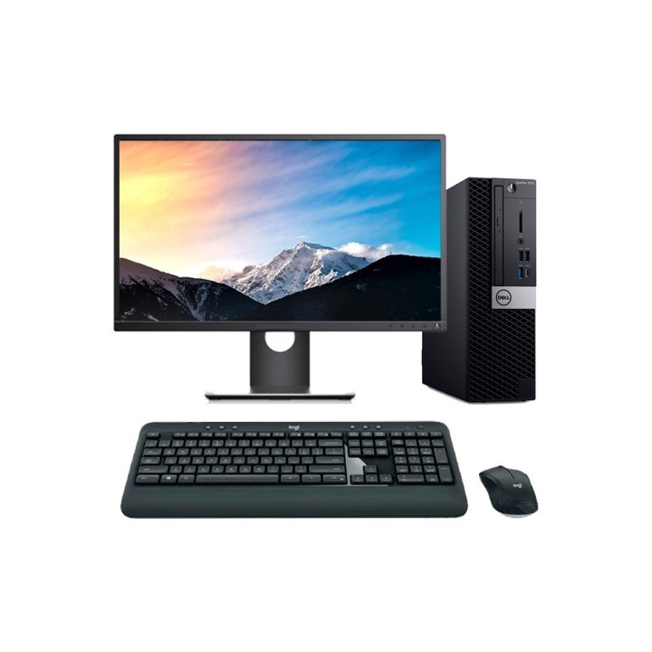 Dell Optiplex 7070 SFF Core i7 9700 3.0 GHz | LCD 23" | 16 GB | 256 NVMe | TEC. Y RATÓN INALAMBRICO | WIN 11 | DP