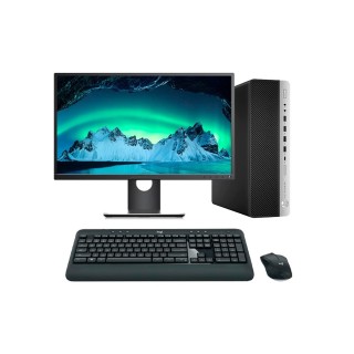 HP EliteDesk 800 G5 SFF Core i5 9500 3.0 GHz | LCD | 16 GB | 256 NVME | WIFI | TEC. Y RATÓN INALÁMBRICO | WIN 11| DP
