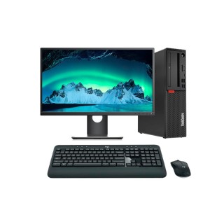 Lenovo ThinkCentre M720S SFF Core i5 9500 3.0 GHz | LCD | 16 GB | 256 NVMe | WIFI | TEC. Y RATON INALAMBRICO | DP | VGA