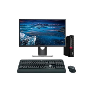 Lenovo ThinkCentre M920q Tiny + Monitor | i7-9700 16GB 256GB NVMe