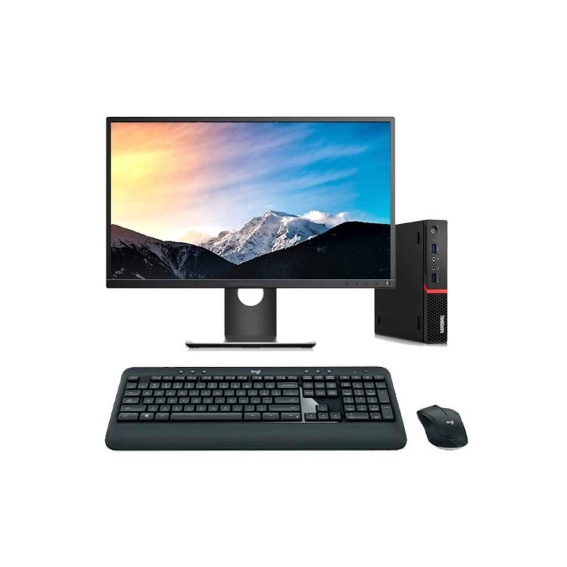 Lenovo ThinkCentre M900 i5-6500 + Monitor 23 16GB 256GB NVMe