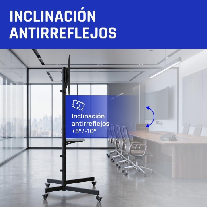 iggual SRTV75 Soporte TV suelo ruedas 32"-75" 70kg