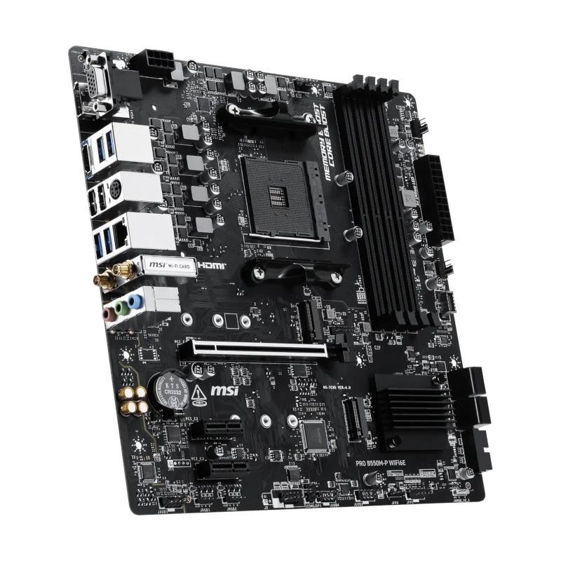 MSI Placa Base PRO B550M-P WIFI6E mATX AM4