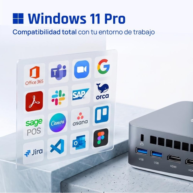 iggual Mini PC Teseracto i5 1235U 8+256 2HDMI W11P