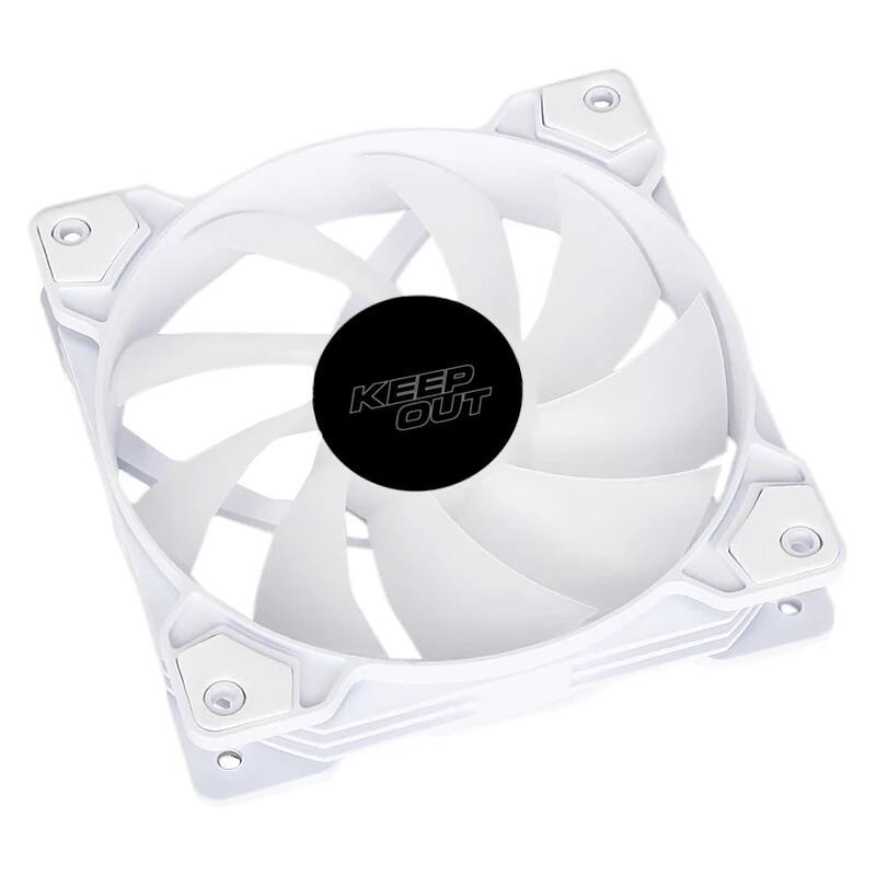 Keep Out Ventilador Caja XFC-120FW White
