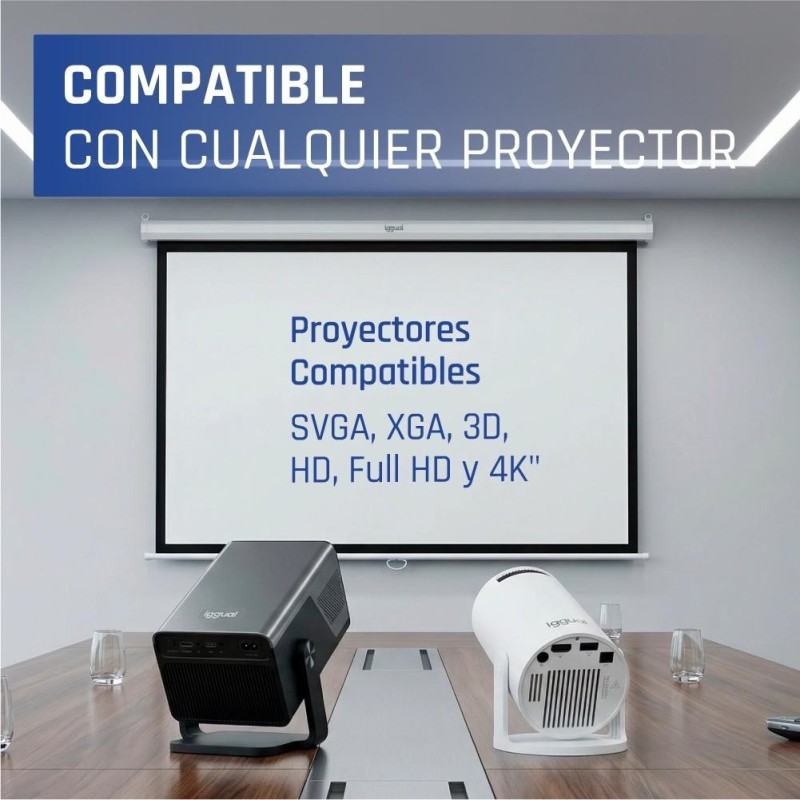 iggual Pantalla eléctrica 16:9 92" 203x114 cm