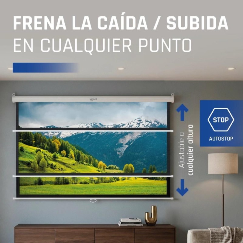 iggual Pantalla manual 16:9 106" 234x131 cm
