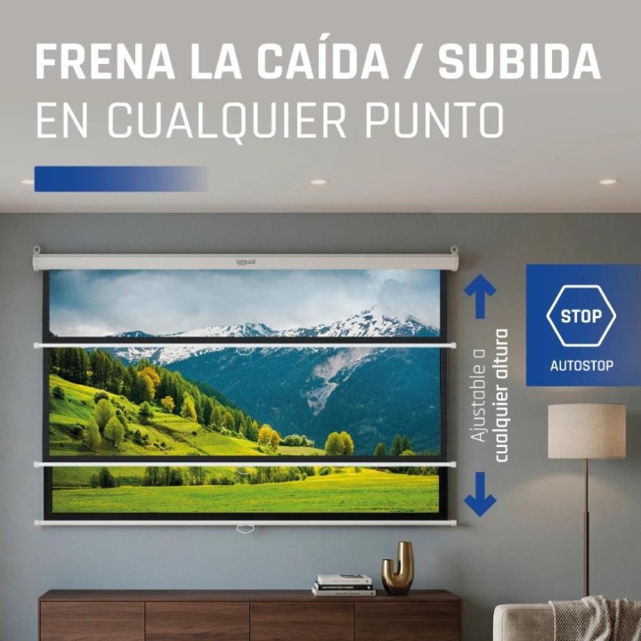 iggual Pantalla manual 16:9 72" 159x89 cm